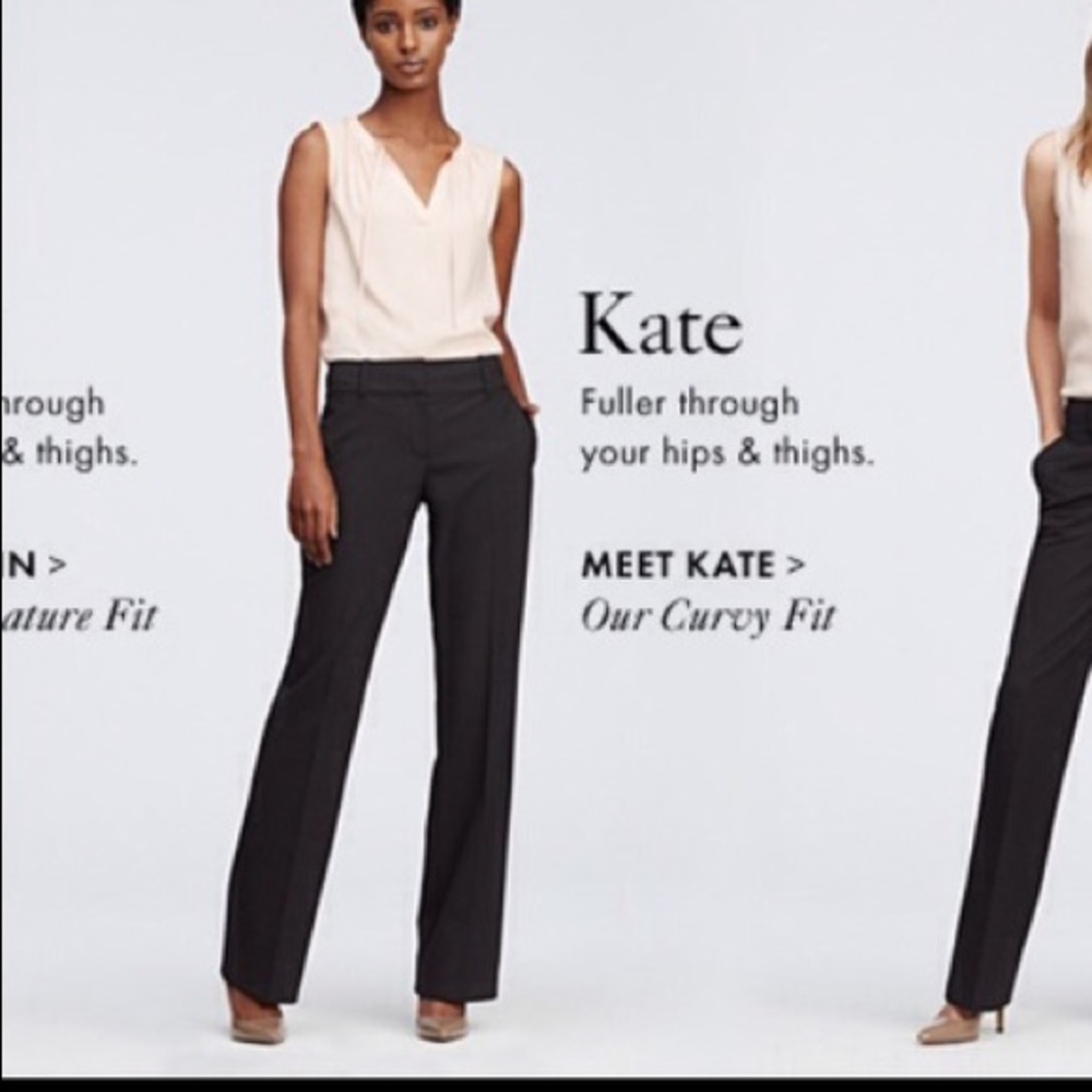 LOFT dark gray trousers
